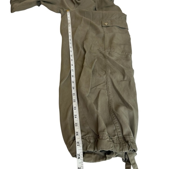 Athleta Celestial High Rise Utility Pants Olive Branch Green Size Large Cargo - Picture 6 of 13